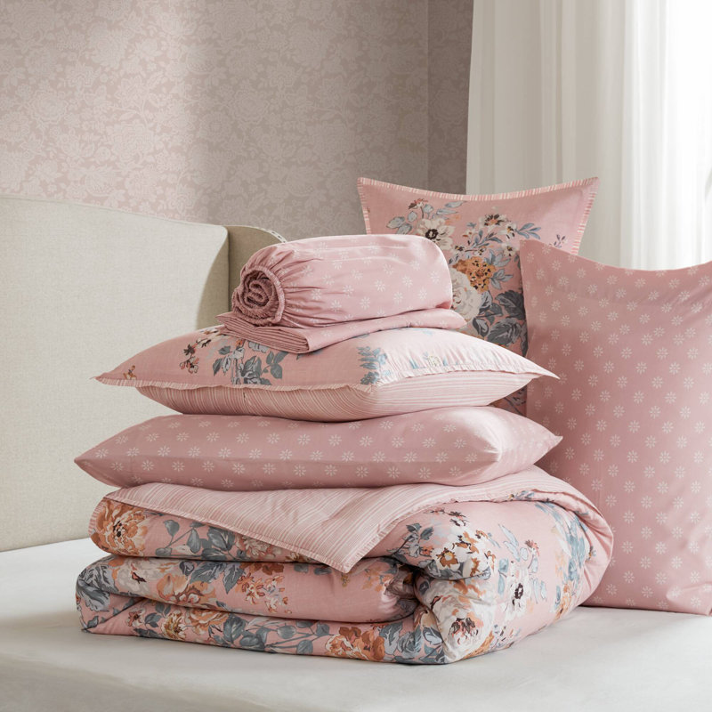 Ensemble de literie complète en microfibre de style rétro pour la maison