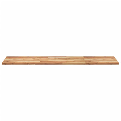 120cm Solid + Manufactured Wood Bathroom Vanity Top