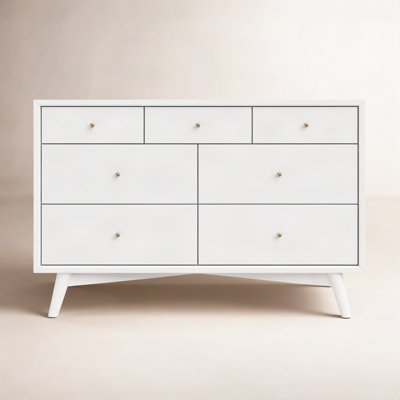 Palma 7 Drawer 53" W Double Dresser