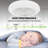 Alzata 18" Low Profile Ceiling Fan with LED Lights Remote Control 3 Color Dimmable 6 Speeds Reversible Blades Bluetooth Speaker for Bedroom Living Room-1586462624
