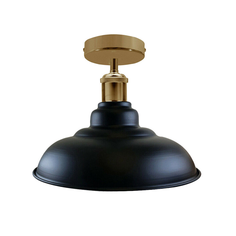 Zeke Flush Mount, Yes, Black
