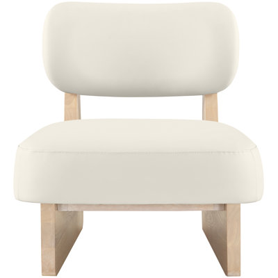 Fauteuil d'appoint en cuir Vetra Lystra