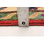 Tapis décoratif en laine rouge de conception unique 6 pi 10 po X 9 pi 7 po noué à la main New Age