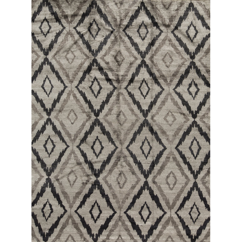 Wool Ikat Area Rug