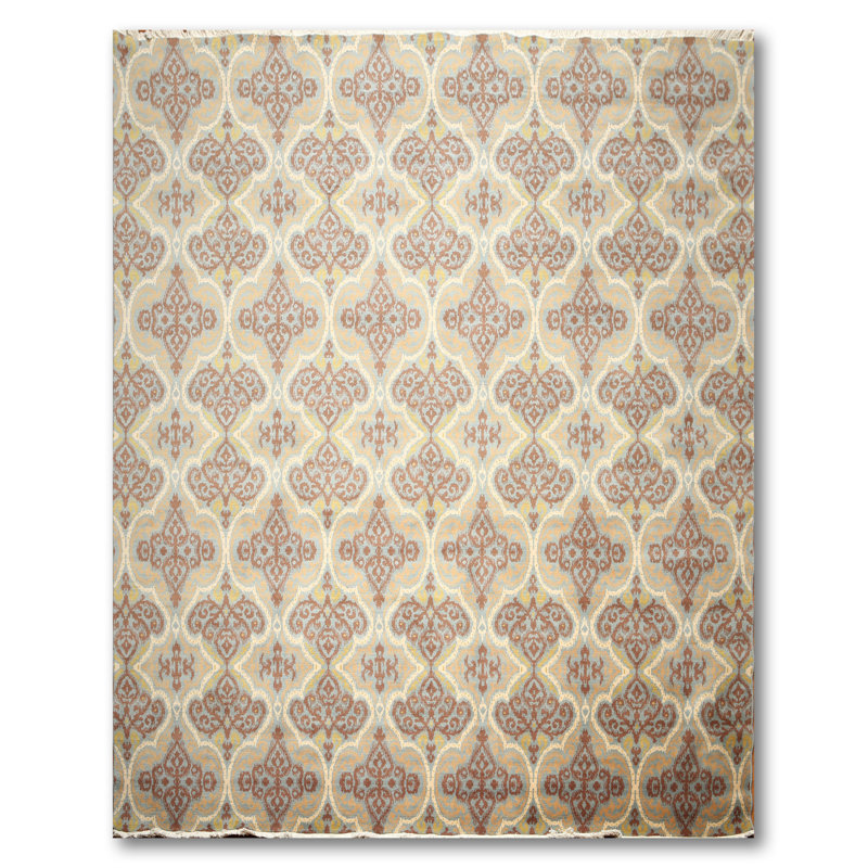 Nathanson Wool Ikat Indoor Rug