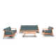 Elswick Teak 6 - Person Patio Conversation Sets with Cushions