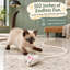 Ensemble de jouets pour chat en feutre de laine 100 % naturelle, en forme de souris, avec une texture douce et duveteuse, de l'herbe à chat pour stimuler l'interaction, des colorants sans azoïques, une conception sans danger pour les animaux et une longueur de 254 cm (100 pouces).