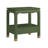 Eave Bedside Table | Darkened Sage