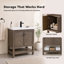 Ensemble de meuble-lavabo simple 30 po Chazden-1049229857-1049229866-1064720417