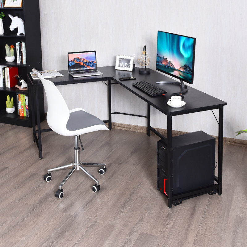 L-Shape Desk, Black