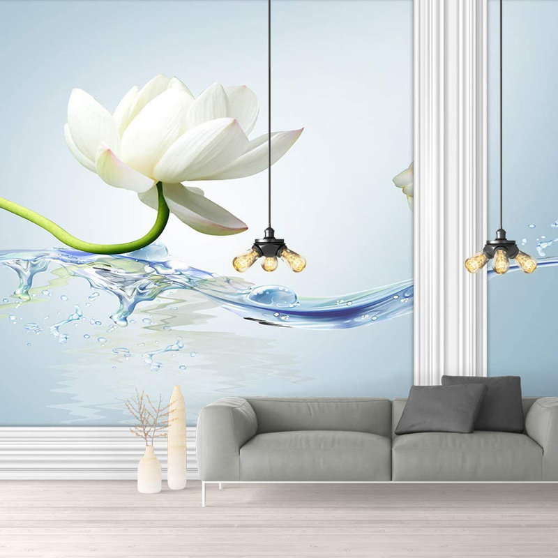 Peel & Stick Floral Border, 100" L x 144" W
