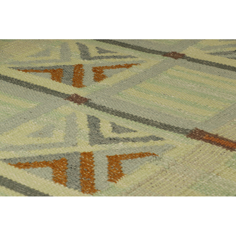 Scandinavian Wool Geometric Area Rug, Rectangle 10' x 14'