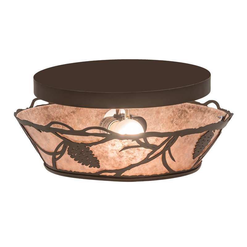 2 - Light Semi Flush Mount