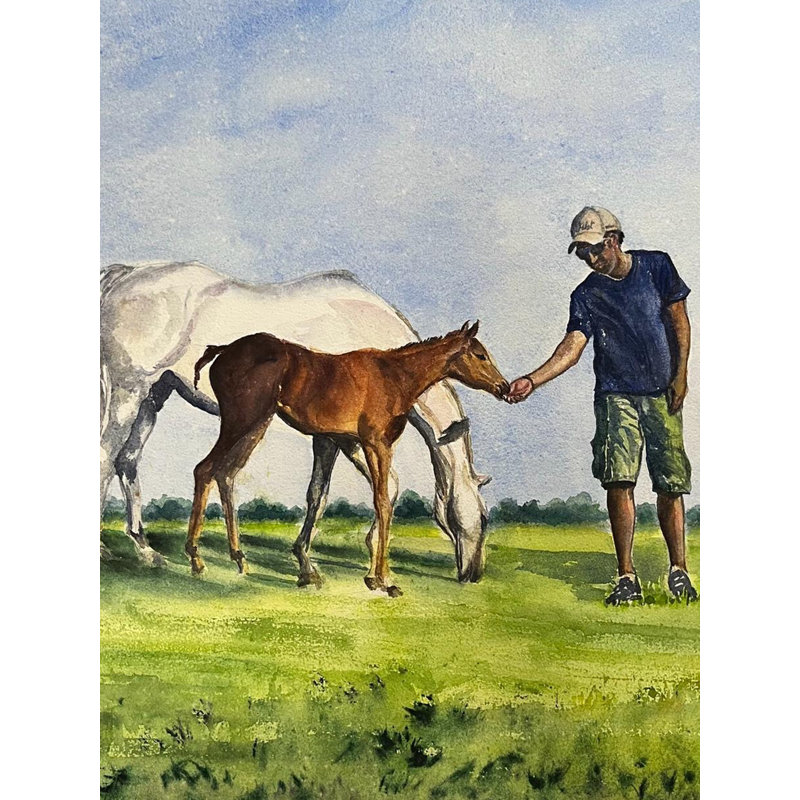Bond aimable | Aquarelle sur papier | Par Vaishali Singh