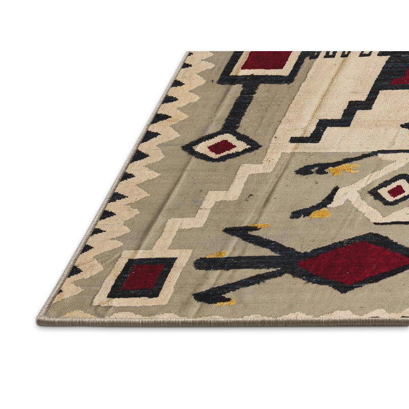 Tapis abstrait moderne 5214, Rectangle de 2 pi x 3 pi