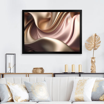 " Luscious Liquid Gold In Subdued Pink And Taupe IV "