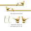 Tringle à rideaux simple ajustable 0,75 po-73484748-73484752