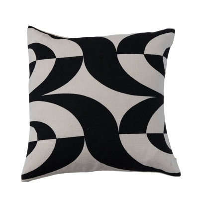 Embroidered Cotton Pillow Cover