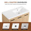 Freestanding Standard Single Vanity Bathroom Vanity With Ceramic Top-769227640