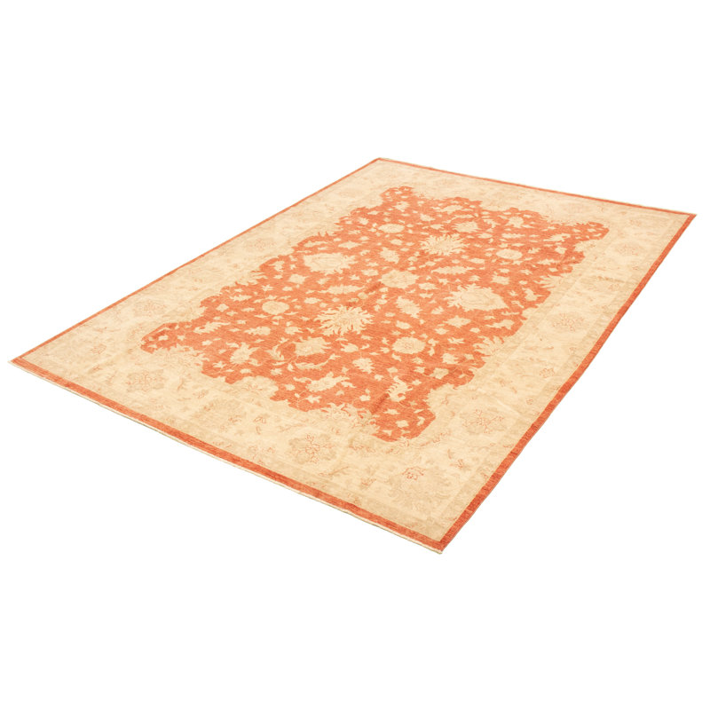 Tapis unique en laine noué à la main 8 pi 2 po x 11 pi 5 po nouvel âge Hadilyn