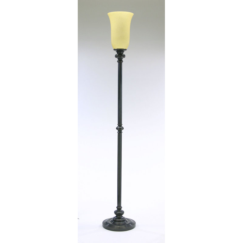 Newport Torchiere Floor Lamp, Oil Rubbed Bronze