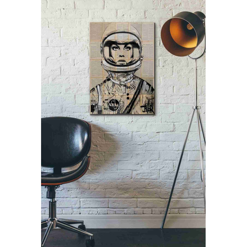«Orbit» par Loui Jover, art mural sur toile, H 26 po x l 18 po x P 1,25 po