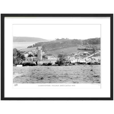 Llansteffan, Village And Castle 1935 by Francis Frith - Single Picture Frame Print