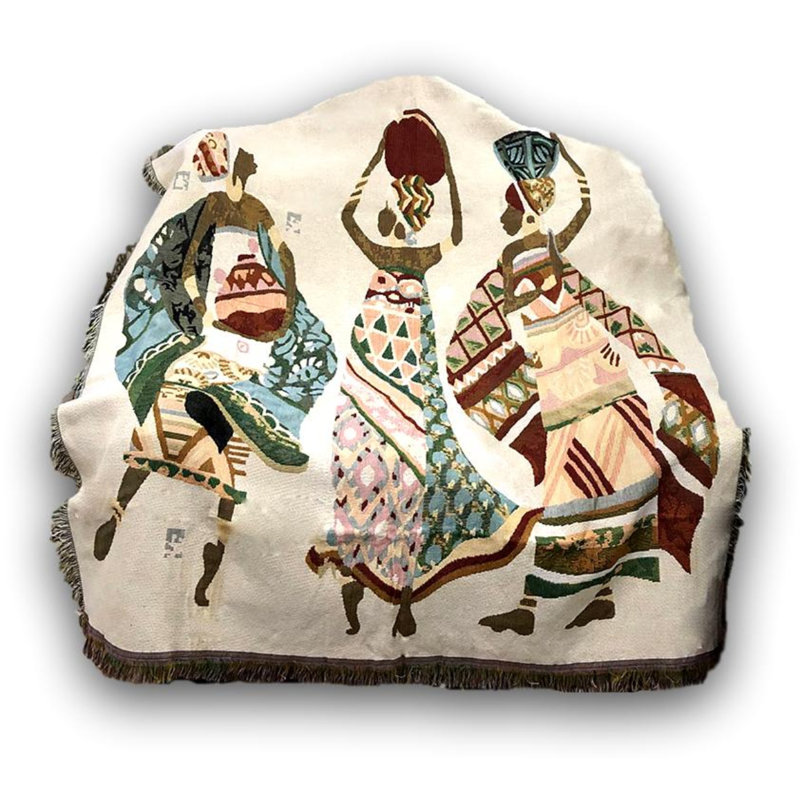 Dancing Women African Dreams Tapestry Thow