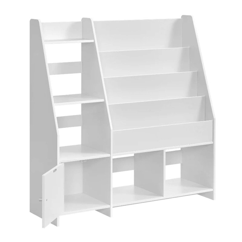 Alleisha 39.4'' H X 37.4'' W Book Display, White