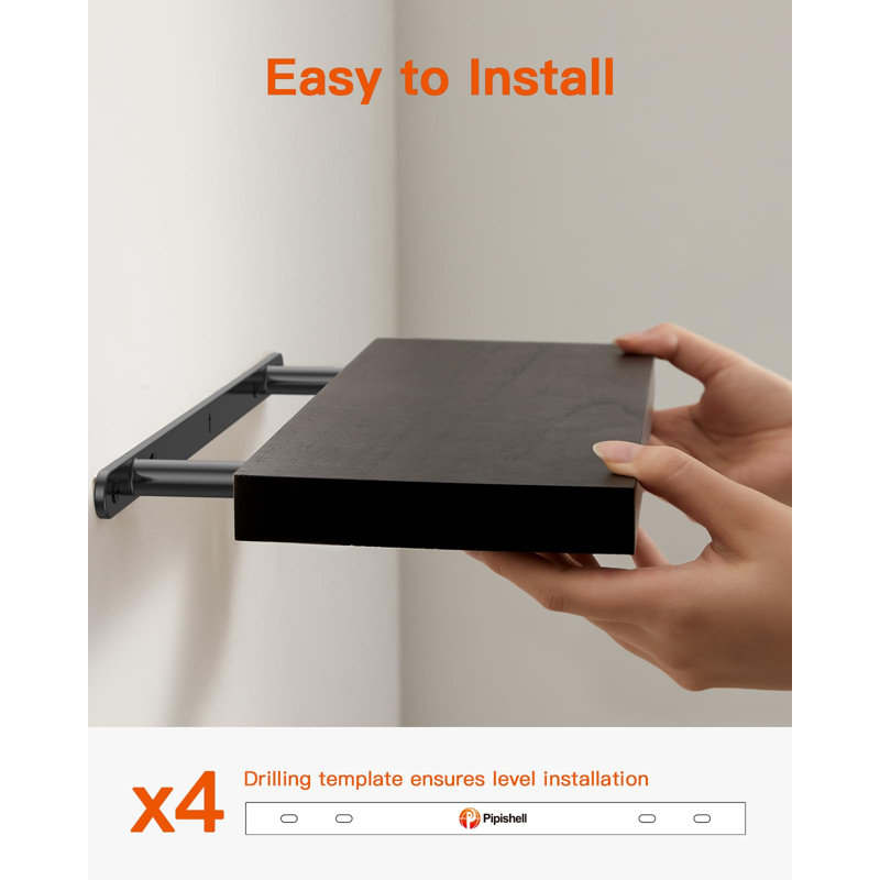 Floating Shelf, Black