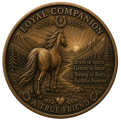 Travel Horse  Coin Commemorative Coin