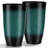 23.5" Tall Plastic  Planters for Outdoor Plants Modern Large Flower Pots Faux Ceramic Glaze-1689281737