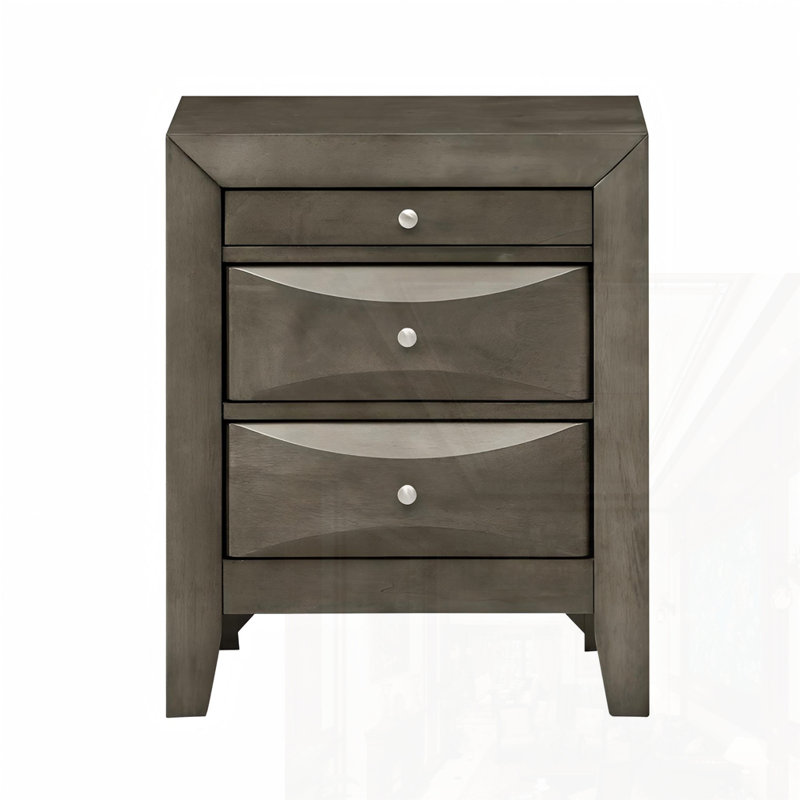 Table de chevet élégante, Gris