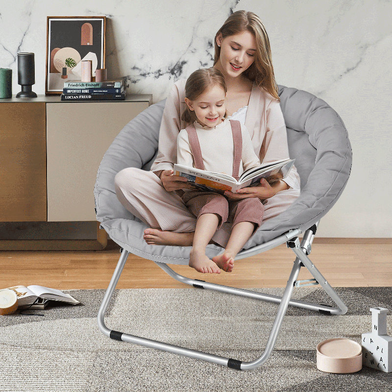 Chaises de salle à manger rembourrées Masciarelli, Polyester sarcelle, Argent argent