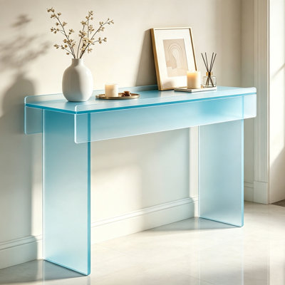 Table console intégrée en acrylique