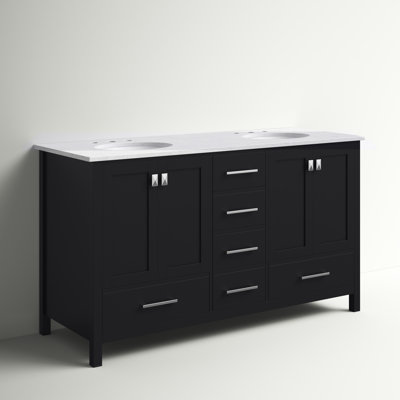 Ensemble de meuble-lavabo double 60 "Irene
