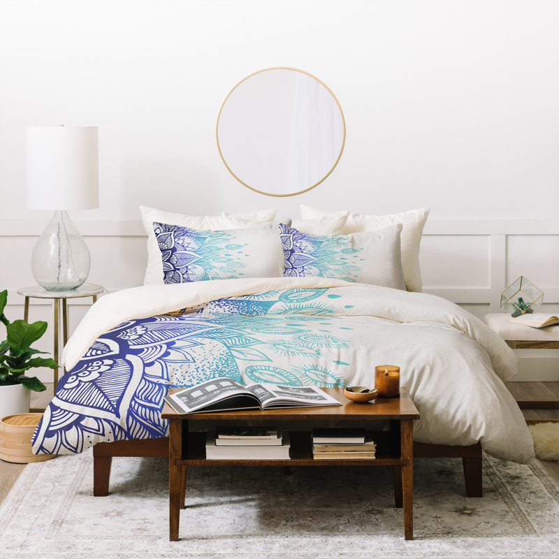 Ensemble de housse de couette Rose Bud Studio Love Yourself, Housse de couette simple / simple TG et 1 taie dé