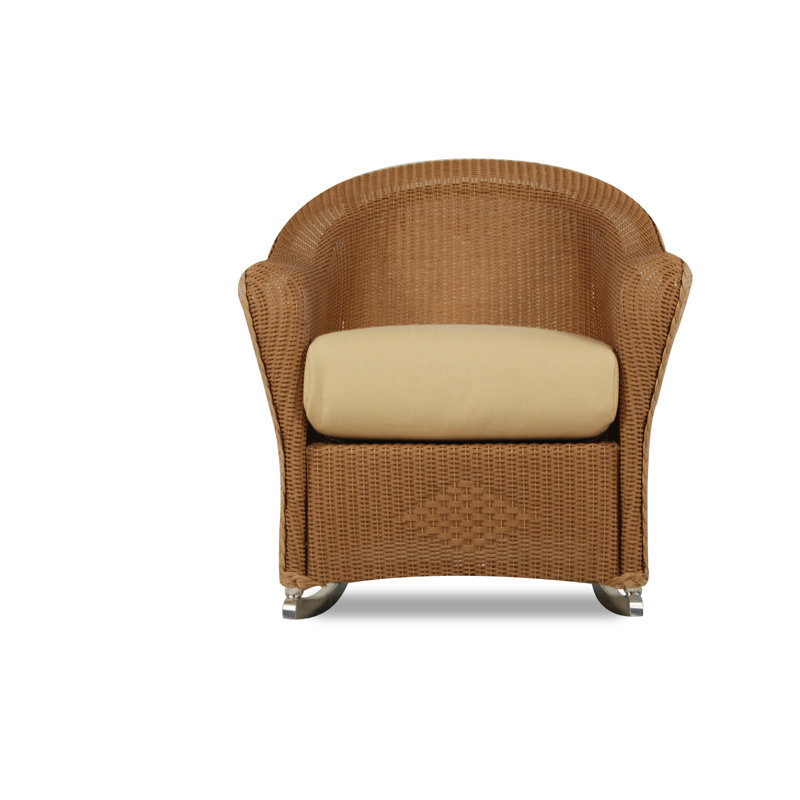 Reflections Outdoor Rocker Chair, Demo Oatmeal, White