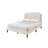 Ava Tufted Velvet Upholstered Low Profile Platform Bed with Nailhead Trim-221735546-221735544