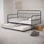 Lit de jour en métal de style contemporain avec couchette-1091049320