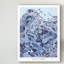 «Cape Town South America City Street Map Blue» par Michael Tompsett, impression sur toile-1277501628