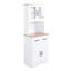 Armoire de rangement de cuisine blanche