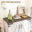 Buffet Modern Farmhouse, armoire de buffet avec porte de style grange et tablette réglable, armoire de rangement avec pieds en bois