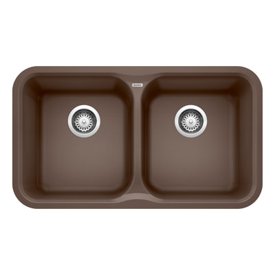 Évier de cuisine à double cuve en granite Vision