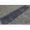 Vintage Turkish Overdyed Runner Rug - Wool Oushak Rug for Stairs in Rich Gray and Vibrant