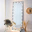 Miroir pleine grandeur avec lumières: 63 x 24 pouces argent, 22 ampoules à DEL, 3 couleurs et options de luminosité, cadre en aluminium, pour un usage domestique corps argent 63 x 24 x 1, luminosité, fixation murale ou sur pied, vestiaire-1716346574