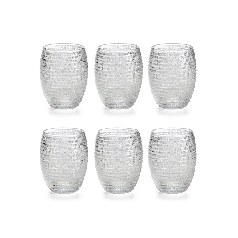 Helix Drinking Glass, Clear