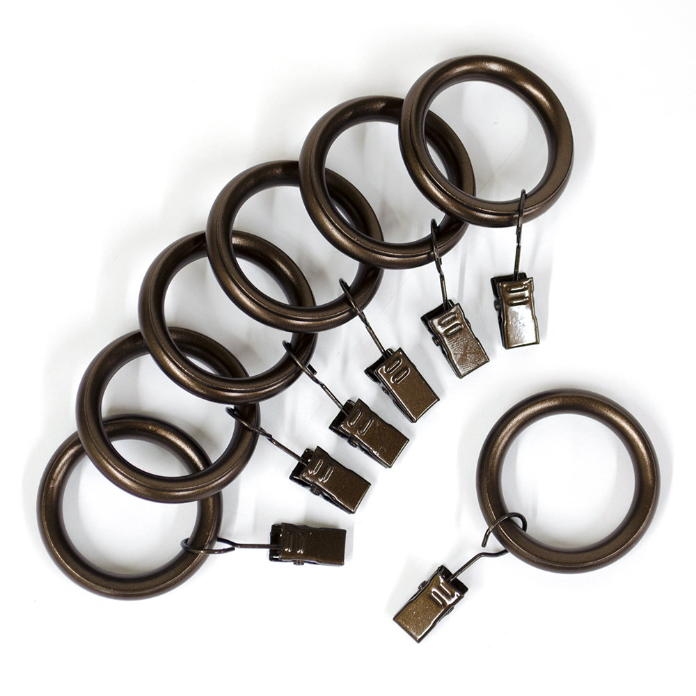 Vasios Curtain Rings, Bronze