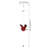 Flying Bird Mobile - Cardinal