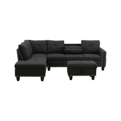 Linen 3-piece Sofa Living Room Sofa Set